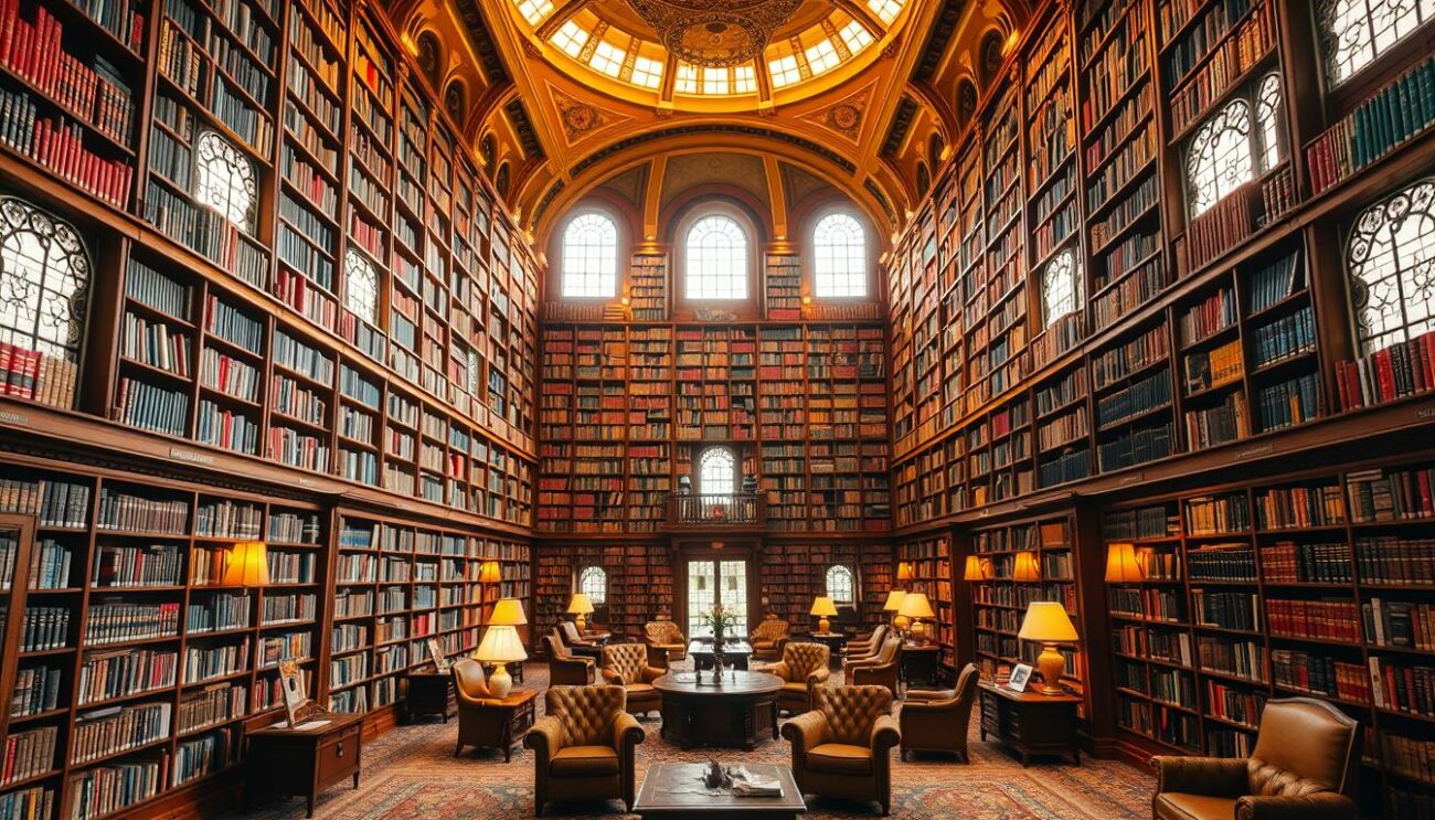 مكتبة ضخمة